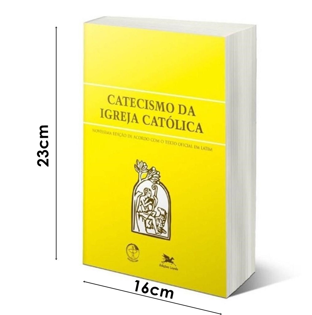 Cod:2140 -Catecismo da Igreja catolica- maior capa cristal