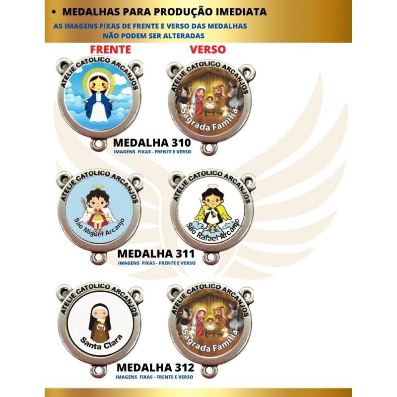 Terço Personalizado Modelo Infantil - REF:3005/10MM