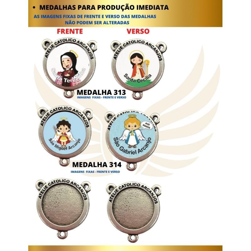Terço Personalizado Modelo Infantil - REF:3005/10MM