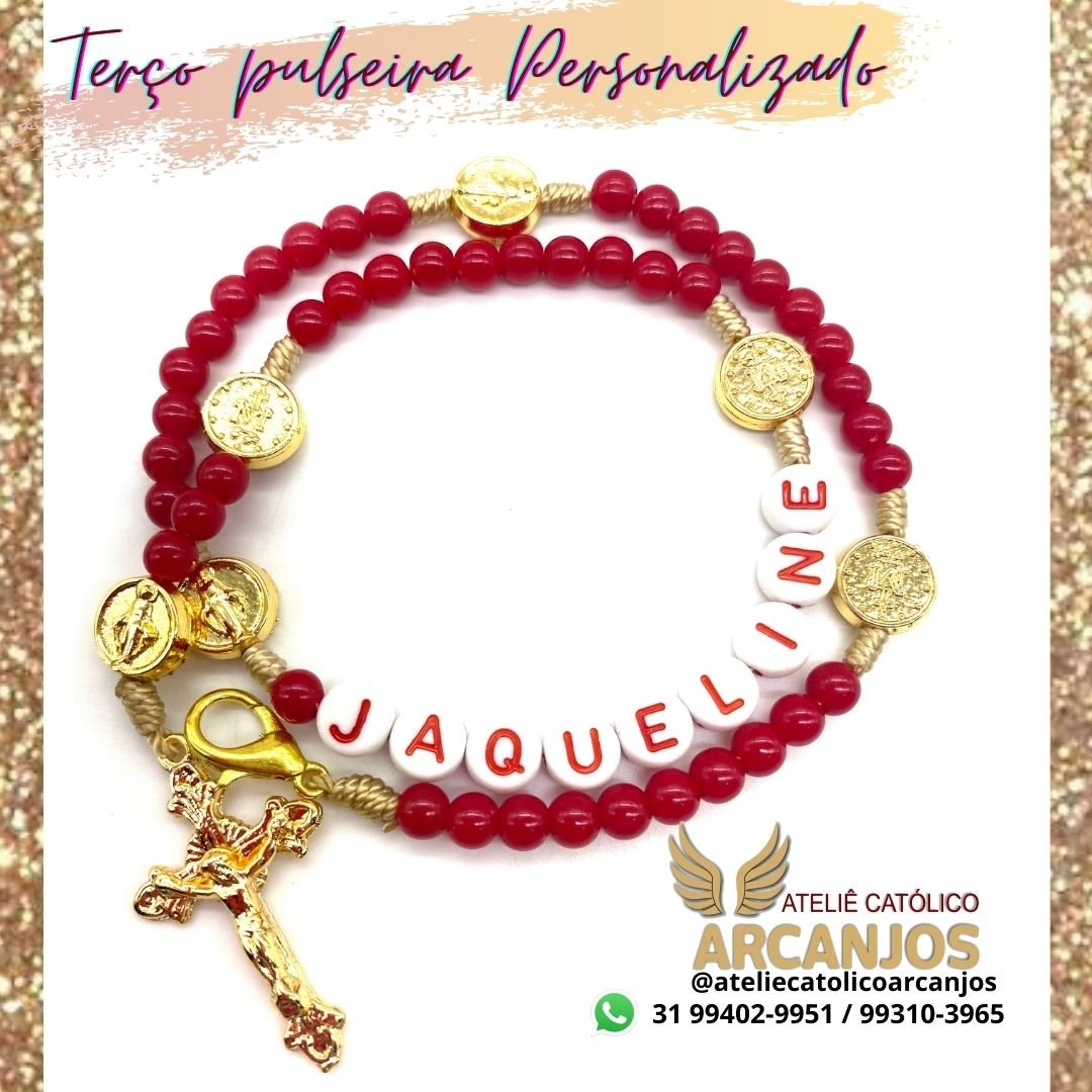 Terço Pulseira Personalizado - REF:5040/5MM