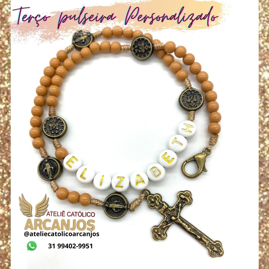 Terço Pulseira Personalizado - REF:5046/5MM