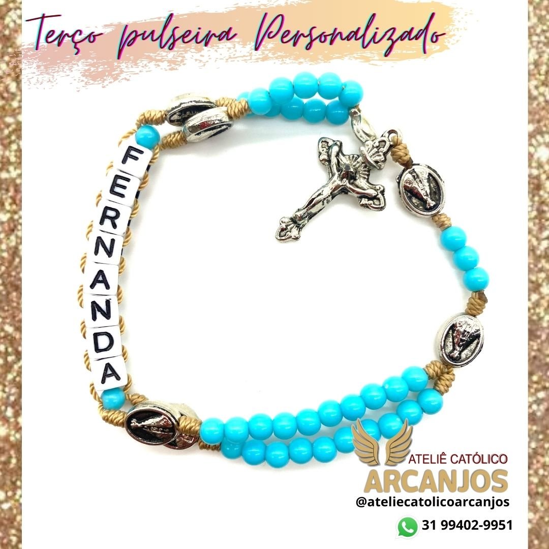 Terço Pulseira Personalizado - REF:5059/5MM