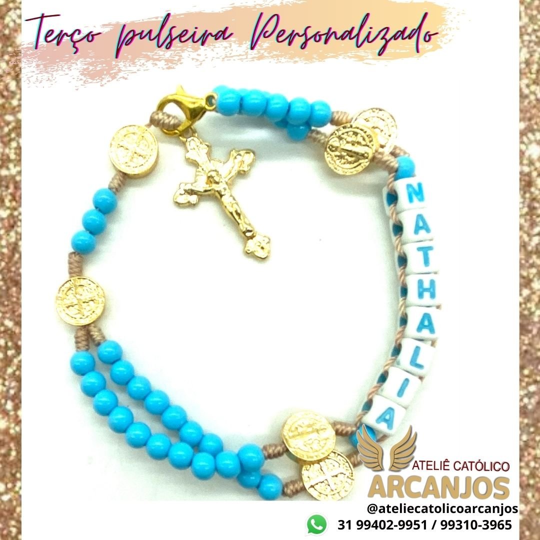 Terço Pulseira Personalizado - REF:5060/5MM