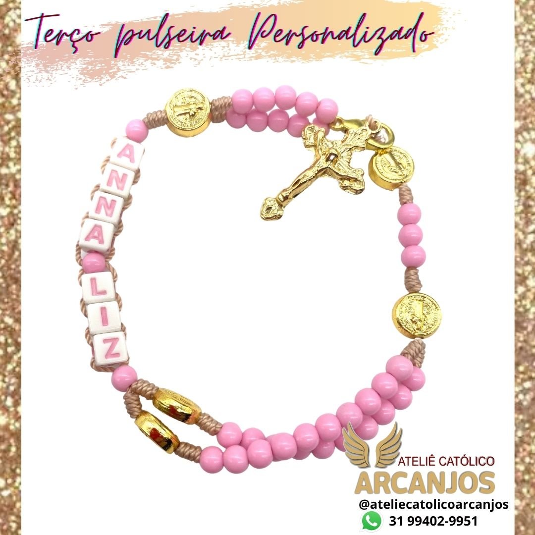 Terço Pulseira Personalizado - REF:5061/5MM