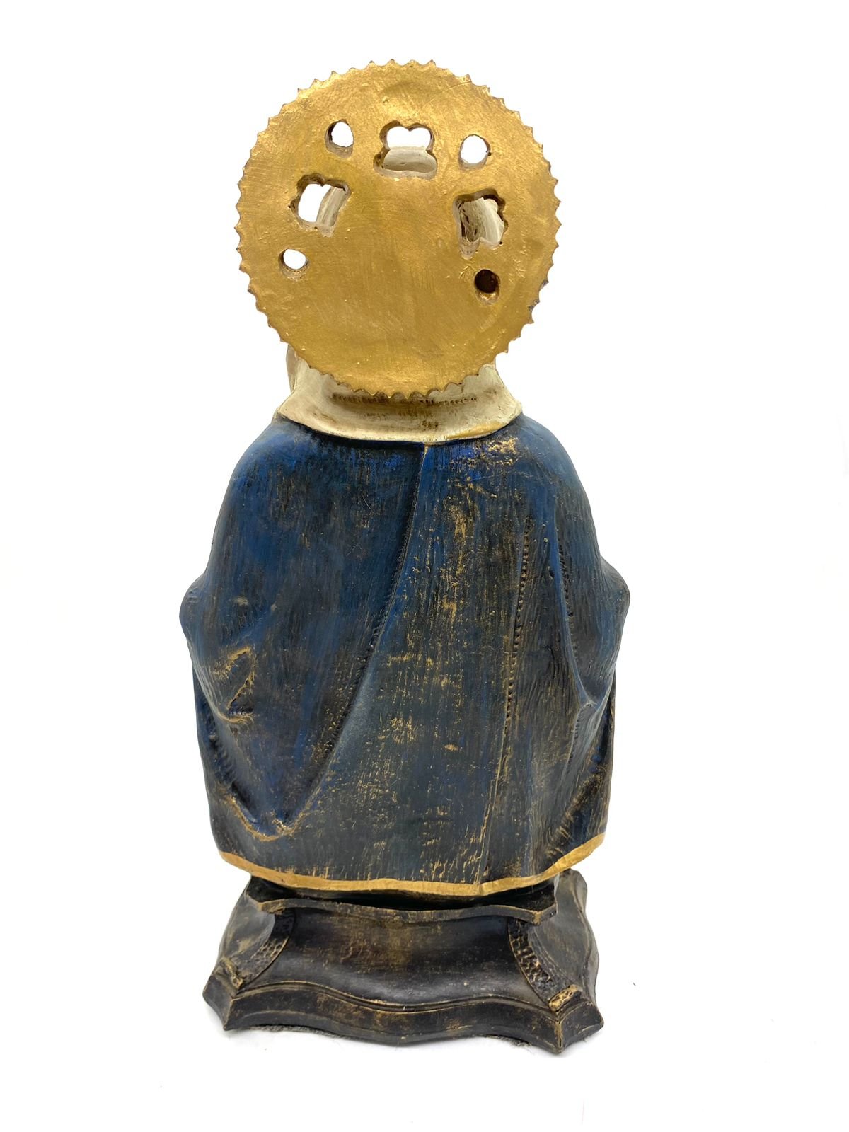 Cod:3053 - Imagem de Resina Imaculado Coração de Maria- Busto - 34cm