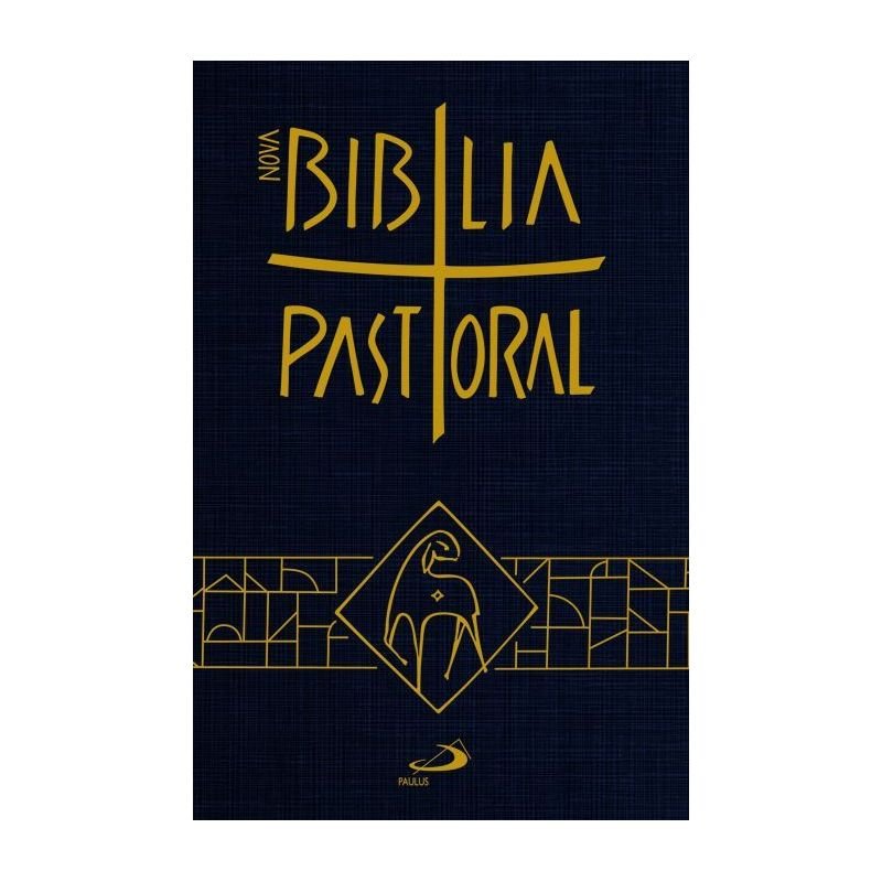 Cod:1617 - Nova Bíblia Pastoral BOLSO/PEQUENA - Capa Cristal