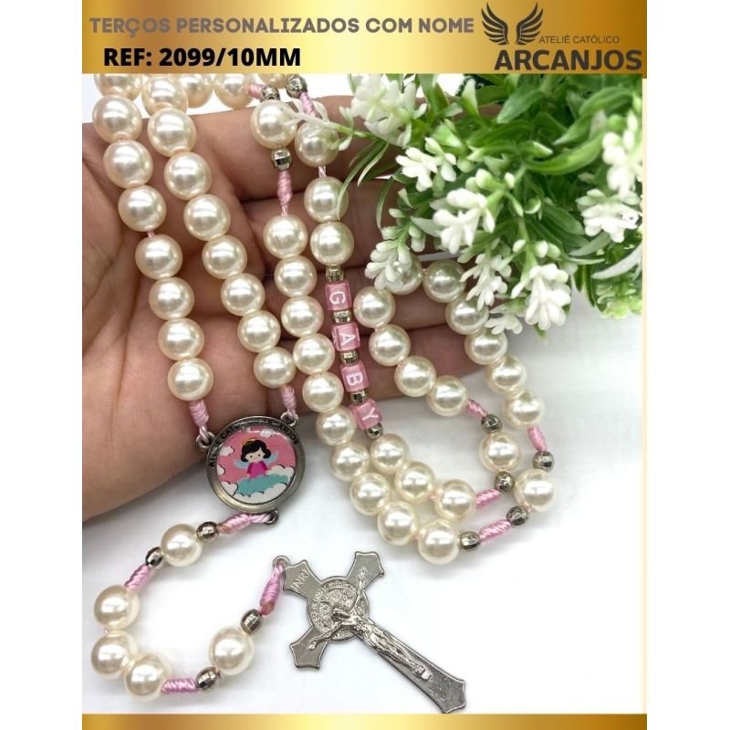 Terço Personalizado Modelo Clássico - REF:2099/10MM