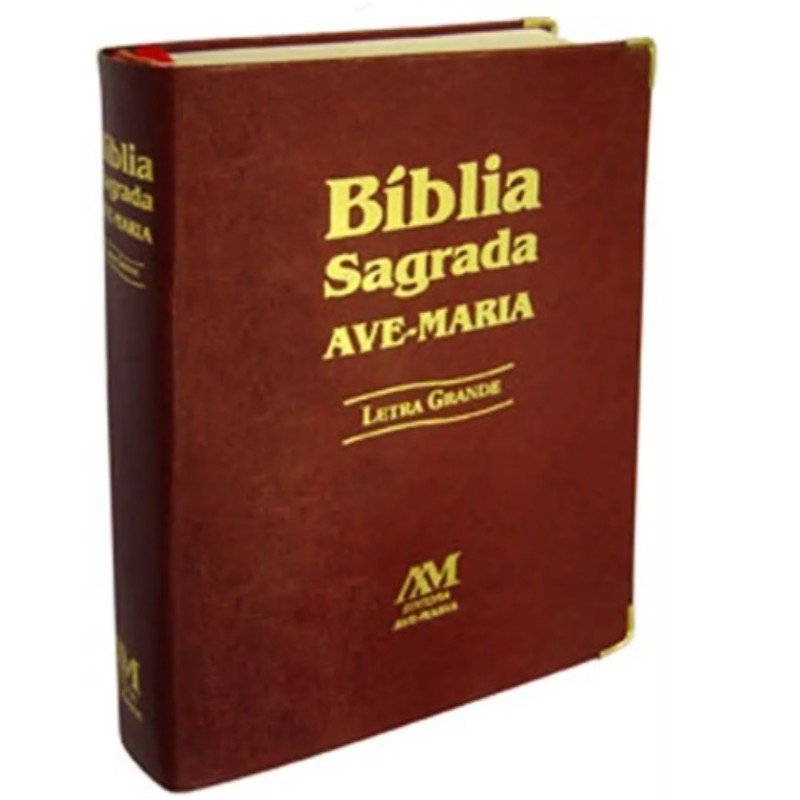 Bíblia Ave Maria - Letra Grande - Marrom