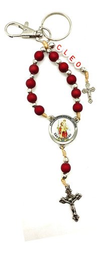 Chaveiro Personalizado Com 1nome -cor Vermelho-são Cristovão