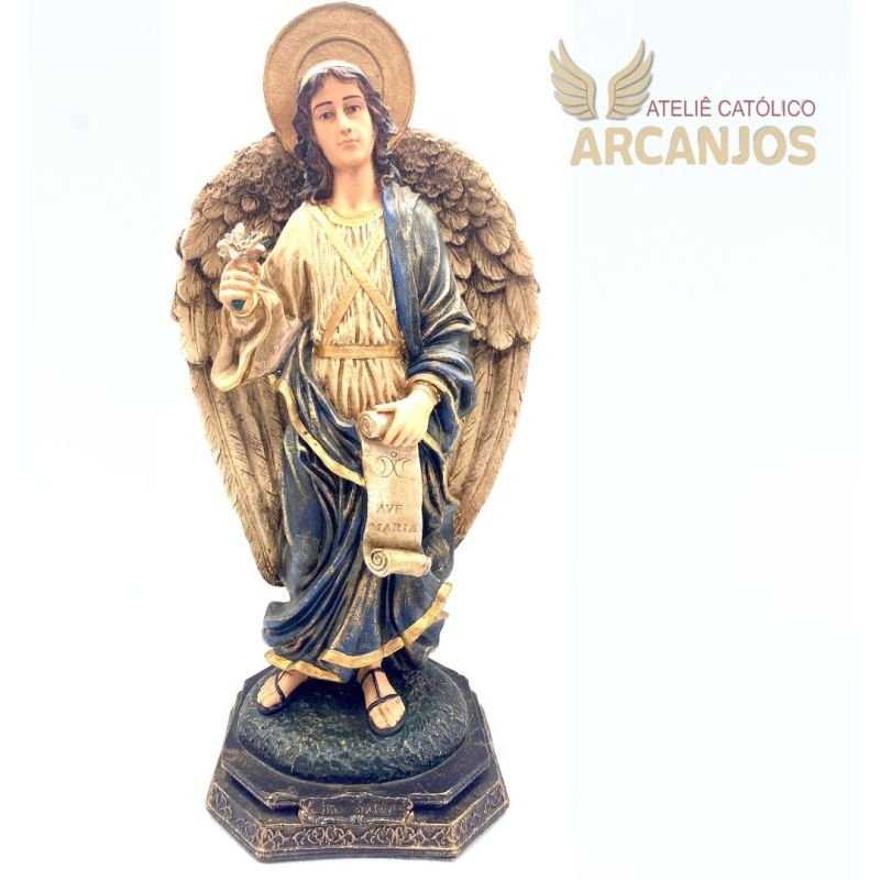 Cod:3178-Imagem São Gabriel Arcanjo 40cm - Resina