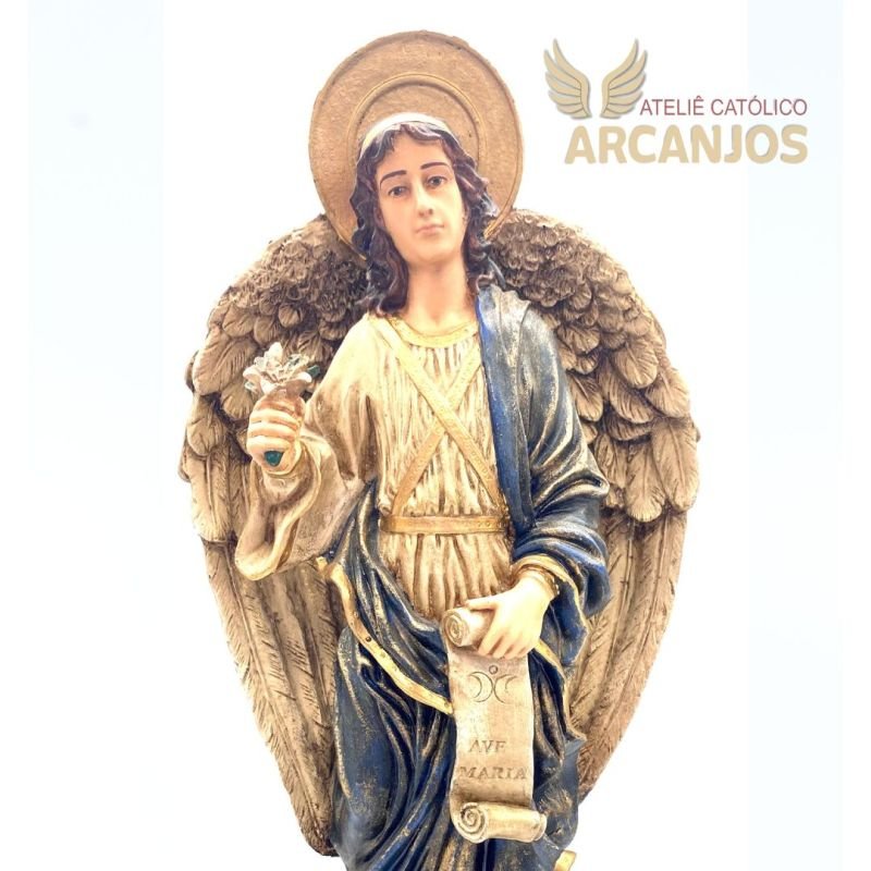 Cod:3178-Imagem São Gabriel Arcanjo 40cm - Resina