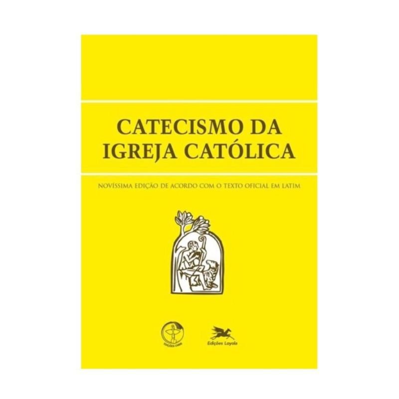 Cod:358 -Catecismo da Igreja catolica- Tamanho Bolso - Capa Cristal