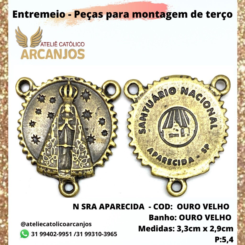 CRUZ RESINADA EM COR - COD:4031 Resina Branca 5,5CM X 3,2CM