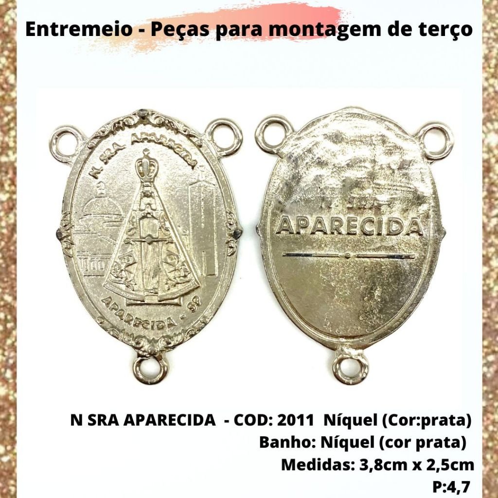 CRUZ RESINADA EM COR - COD:4031 Resina Branca 5,5CM X 3,2CM