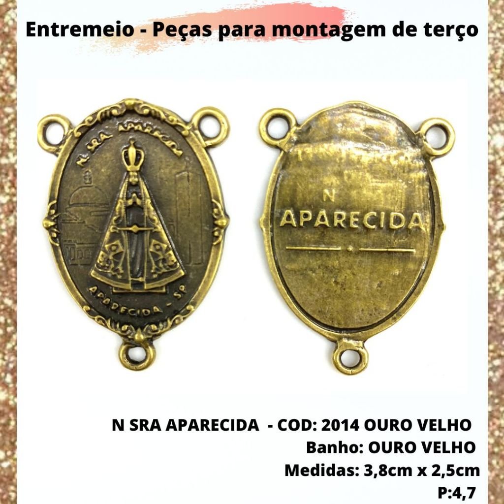 CRUZ RESINADA EM COR - COD:4031 Resina Branca 5,5CM X 3,2CM