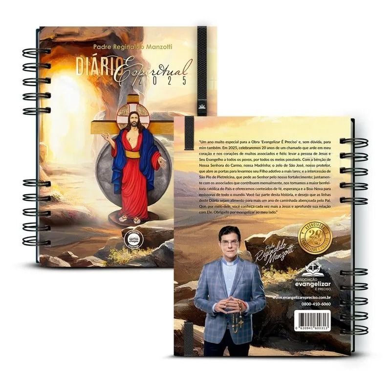 Diário Espiritual 2025 - Padre Reginaldo Manzotti