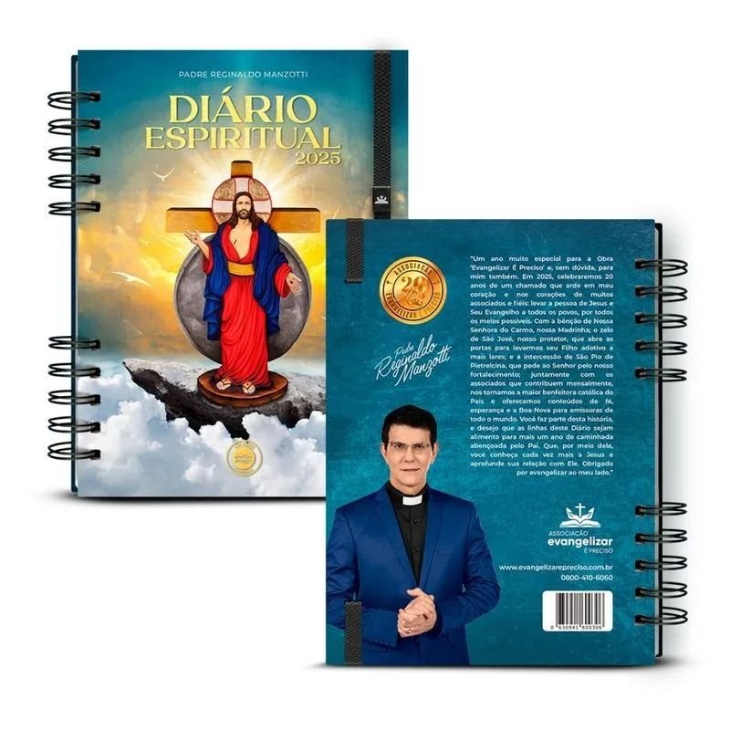 Diário Espiritual 2025 - Padre Reginaldo Manzotti