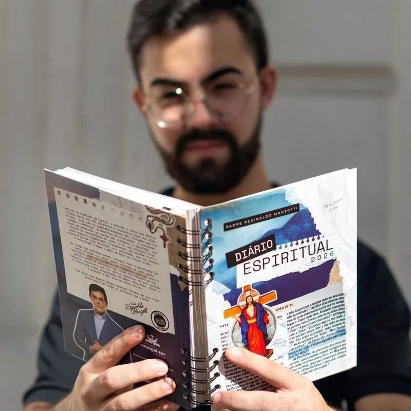 Diário Espiritual 2026 Padre Reginaldo Manzotti Capa Jovem