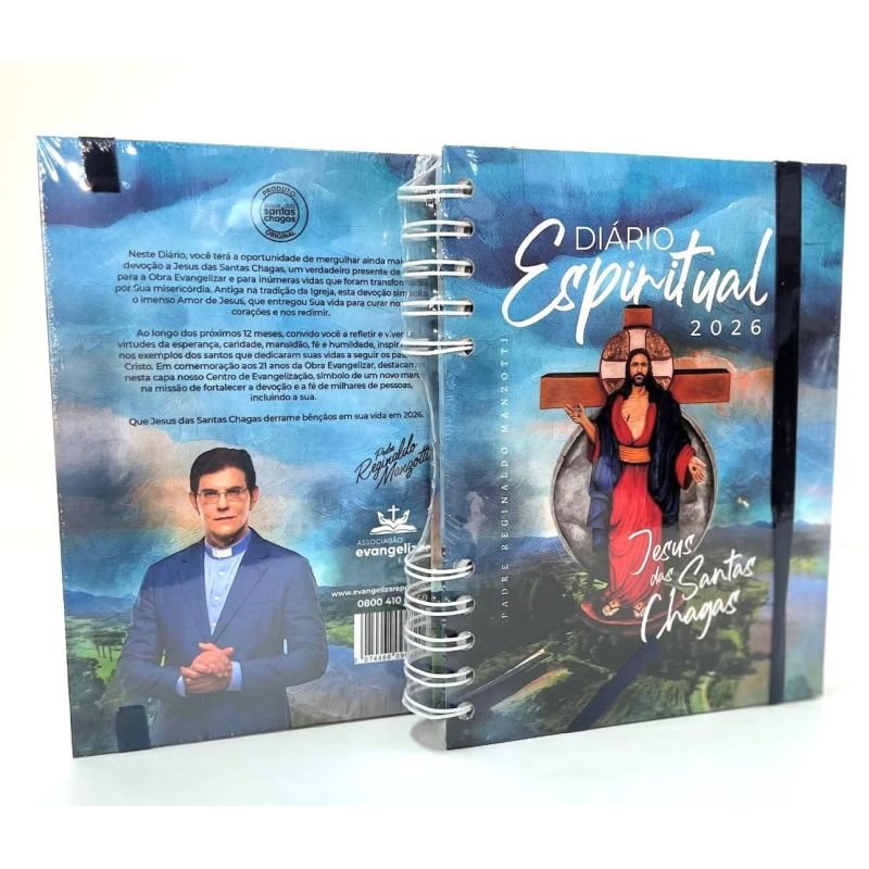 Diário Espiritual 2026 Padre Reginaldo Manzotti Capa Terra Prometida