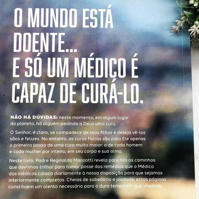 Livro: O Poder Da Cura - Padre Reginaldo Manzotti