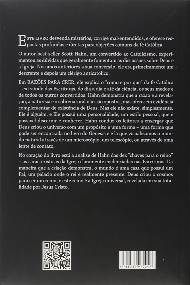 Livro Razões para Crer - Scott Hahn