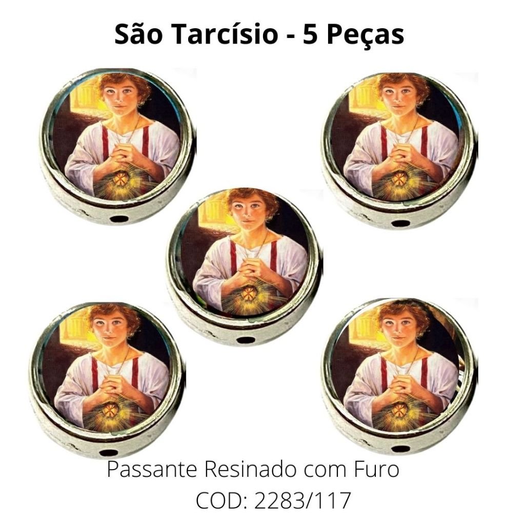 Passante 117 Resinado São Tarcísio( Pacote ) - 1,2 cm X 1,2 cm