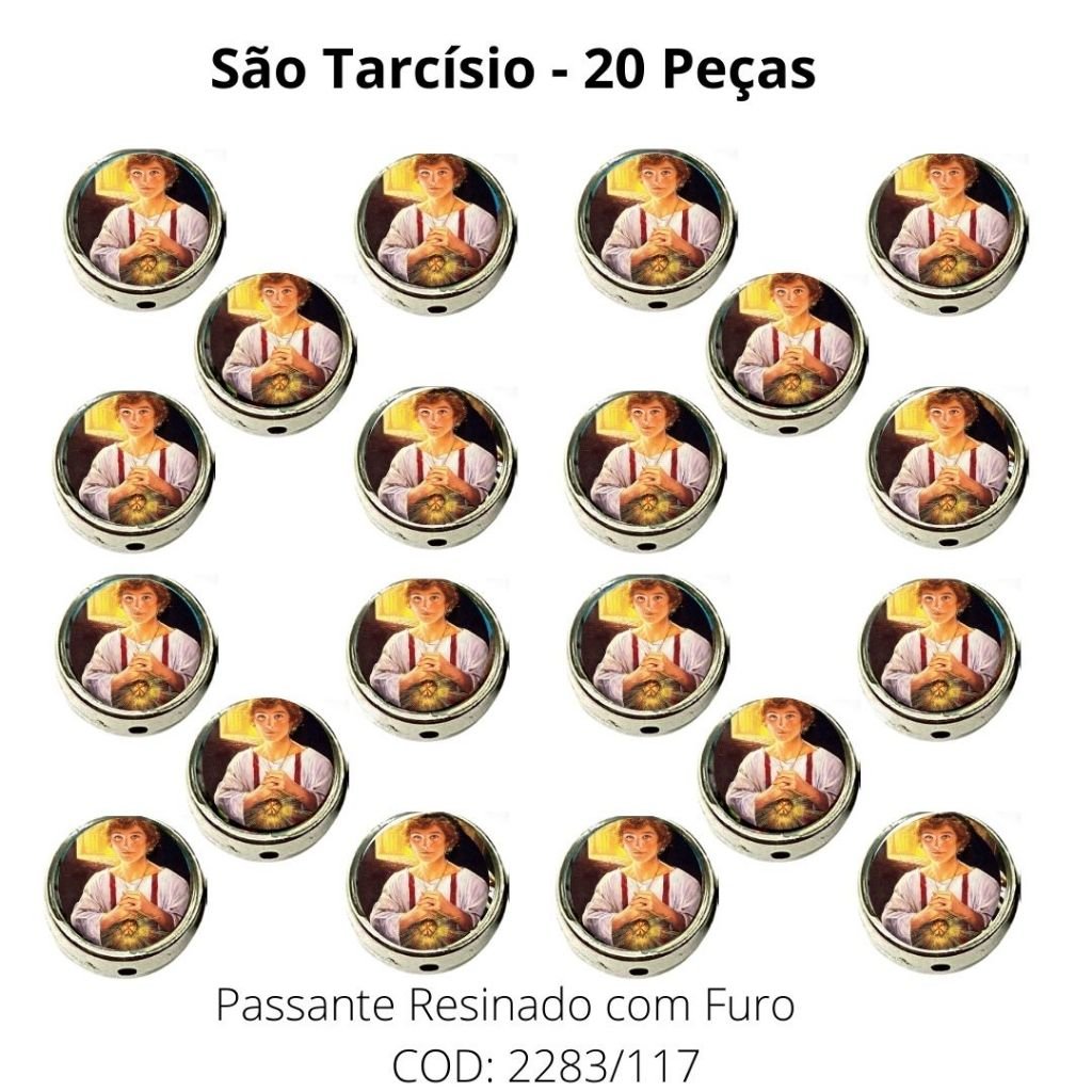 Passante 117 Resinado São Tarcísio( Pacote ) - 1,2 cm X 1,2 cm