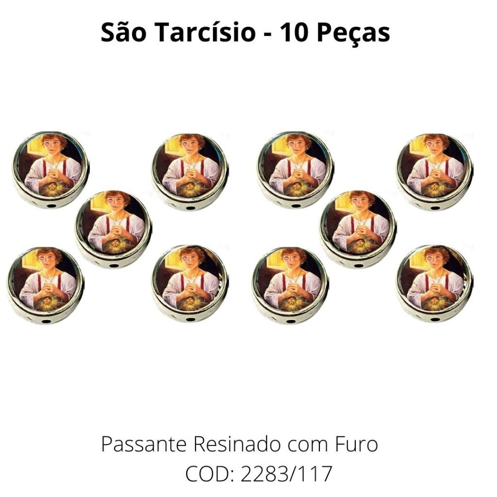 Passante 117 Resinado São Tarcísio( Pacote ) - 1,2 cm X 1,2 cm