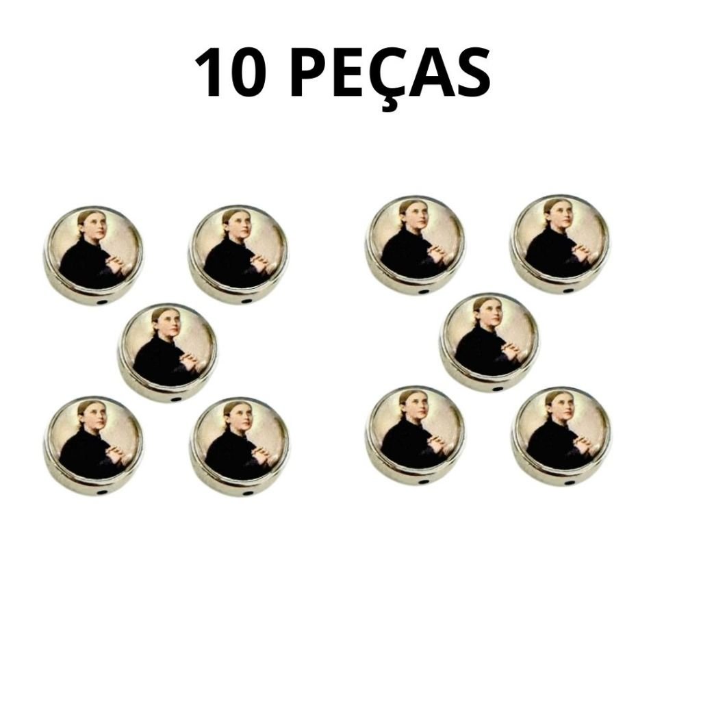 Passante 134 Resinado Santa Gemma Galgani ( Pacote ) - 1,2 cm X 1,2 cm