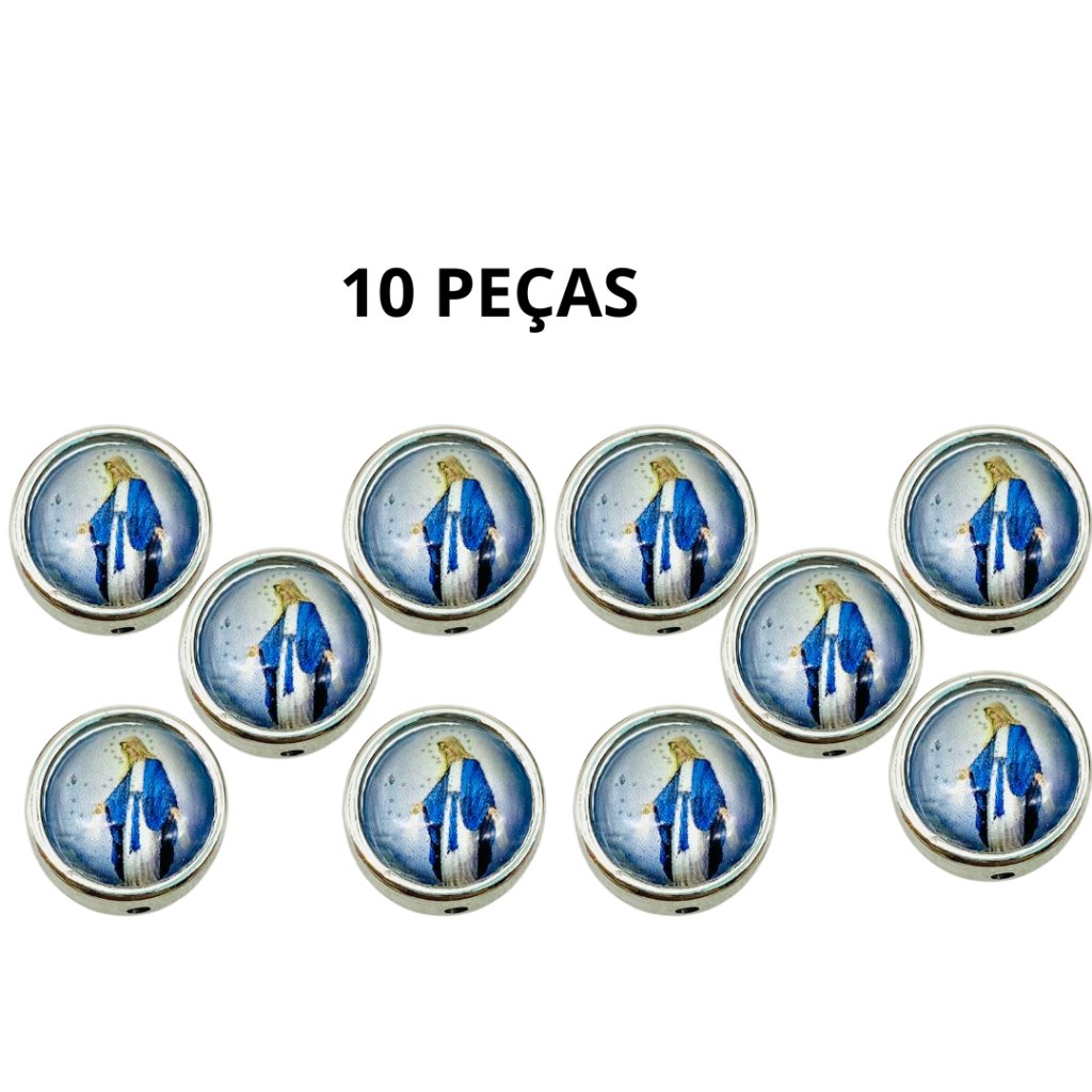 Passante 43 Resinado Nossa Senhora das Graças ( Pacote ) - 1,2 cm X 0,74 cm