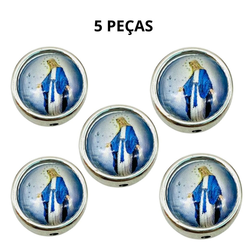 Passante 43 Resinado Nossa Senhora das Graças ( Pacote ) - 1,2 cm X 0,74 cm