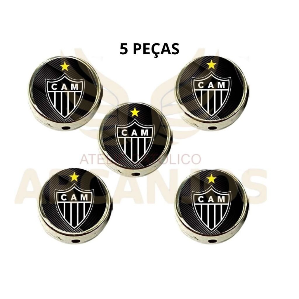 Passante 60 do Galo - Atlético MG / Time de futebol ( Pacote ) - Resinado - 1,2 cm X 0,74 cm
