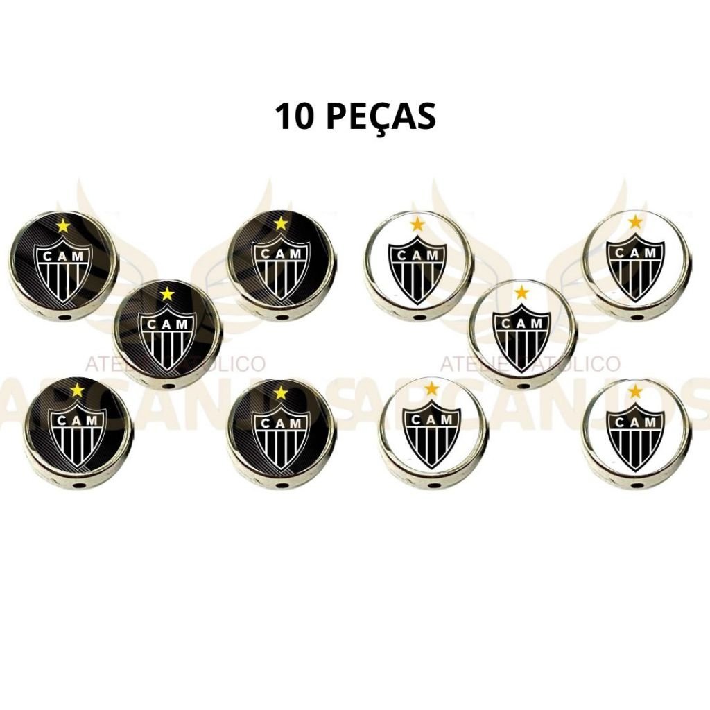 Passante 60 do Galo - Atlético MG / Time de futebol ( Pacote ) - Resinado - 1,2 cm X 0,74 cm