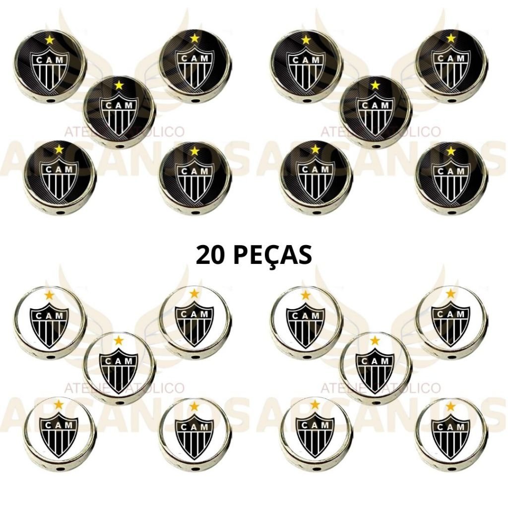 Passante 60 do Galo - Atlético MG / Time de futebol ( Pacote ) - Resinado - 1,2 cm X 0,74 cm