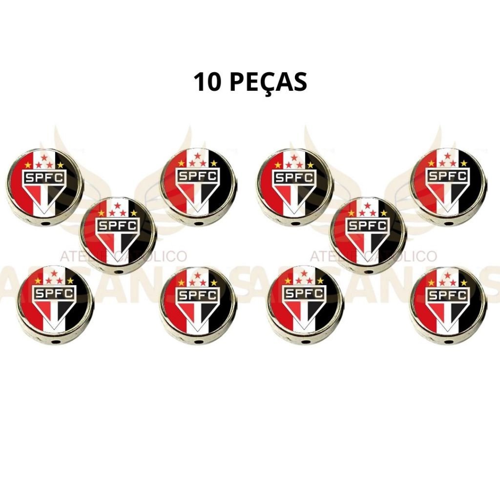 Passante 65 São Paulo Futebol Clube/ Time de futebol ( Pacote ) - Resinado - 1,2 cm X 0,74 cm