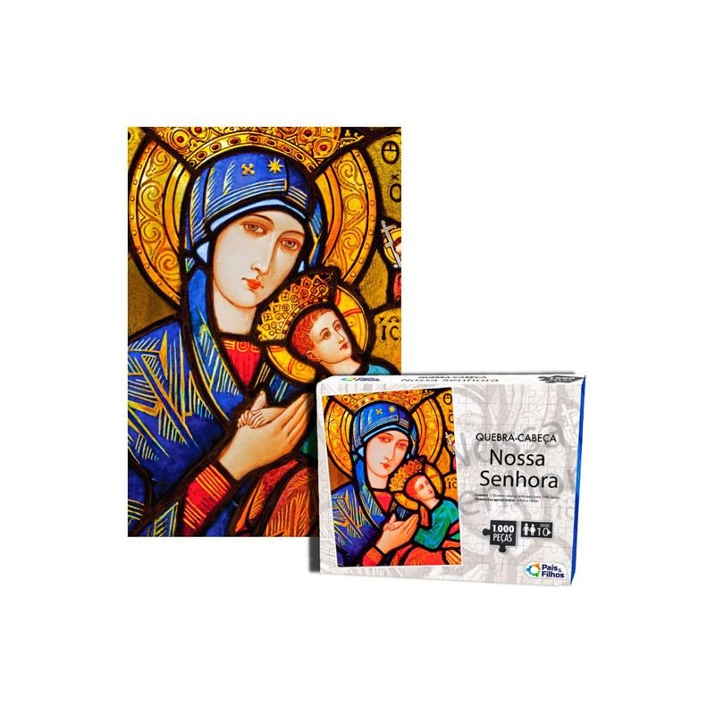 Cod:2969 - Quebra-Cabeça - Nossa Senhora - 1000pçs