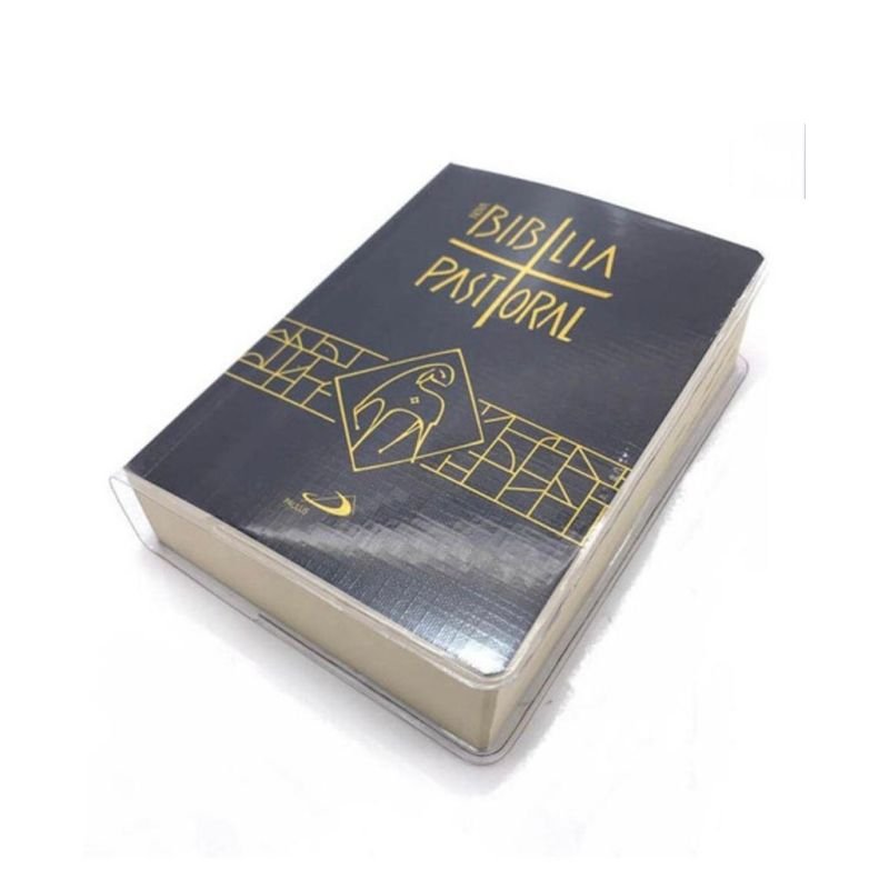 Cod:1617 - Nova Bíblia Pastoral BOLSO/PEQUENA - Capa Cristal