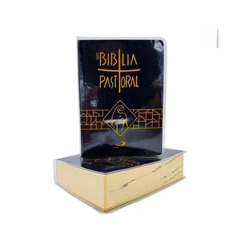 Cod:1617 - Nova Bíblia Pastoral BOLSO/PEQUENA - Capa Cristal