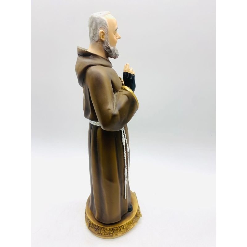 Cod:2422 - Imagem São Padre Pio de Pietrelcina 30cm - Resina