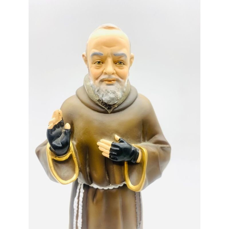 Cod:2422 - Imagem São Padre Pio de Pietrelcina 30cm - Resina