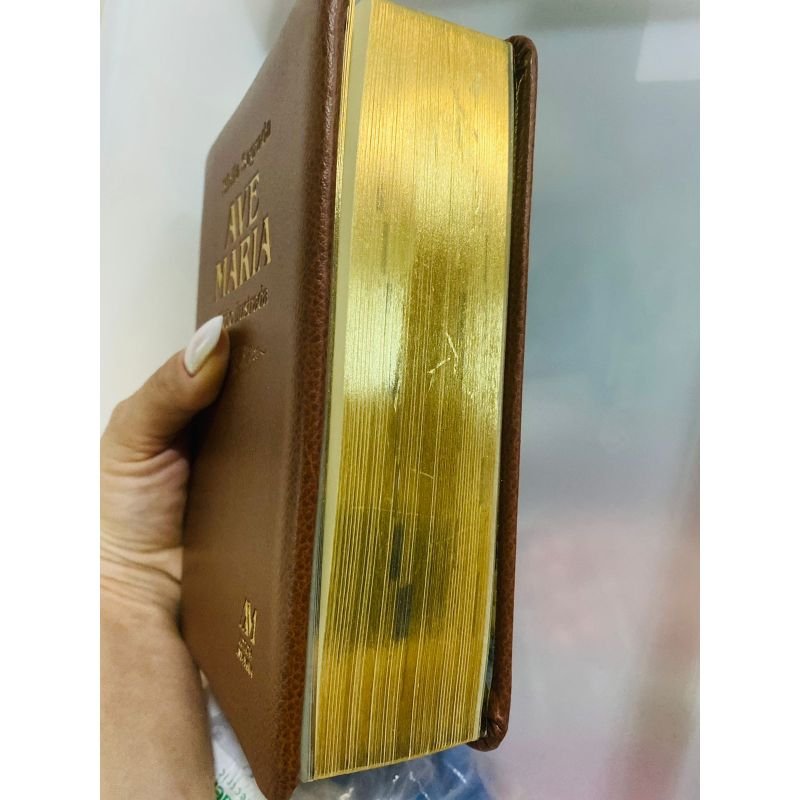 Cod:2137 - Biblia Sagrada - Edição Luxo Ilustrada - Editora Ave Maria