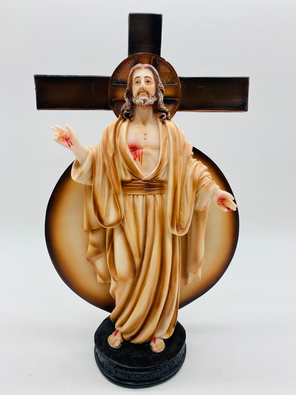 Cod:3051 - Imagem em Resina - Santas Chagas - 30cm